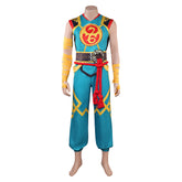 Mv Rivals (2025) Iron Fist Blue Green Set Outfits Cosplay Costume
